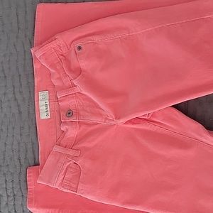 Old Navy Skinny Rock Star Cords in Beach Party Pink